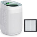 1000ml Air Dehumidifier w/Purifying Function for Home (800 Sq.Ft), Small Dehumidifiers with WIFI APP Control, Auto Shut Off, True HEPA Filter, Ideal for Closet Bedroom Bathroom 2 Filter