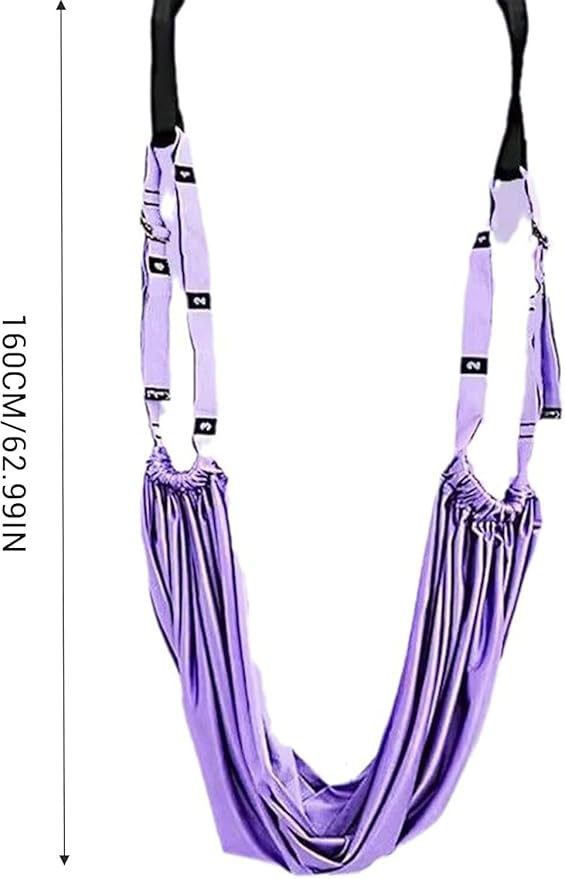Dance Stretching Equipment - Yoga Strap, Backbend Training Yoga Stretching Rope with Door Anchor, Flexibility Trainer Stretching Equipment Assist Stretch Strap for Fitness Gymnastics Dance Aerial Yoga Ballet-FlexoryFit