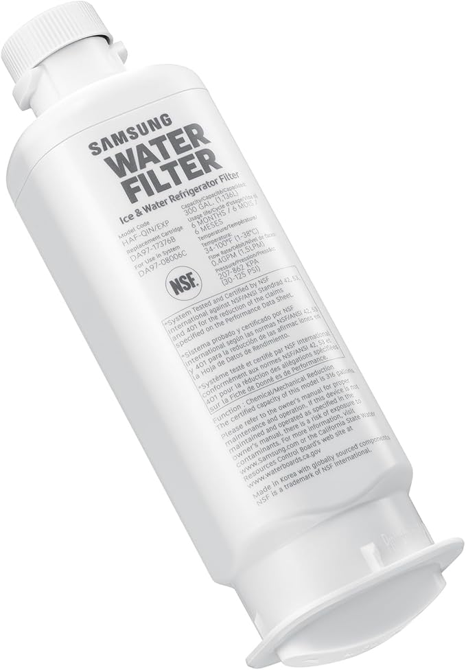 Samsung HAF-QIN/EXP Genuine Refrigerator Water Filter, 6-Month Life, Easy - Image 7