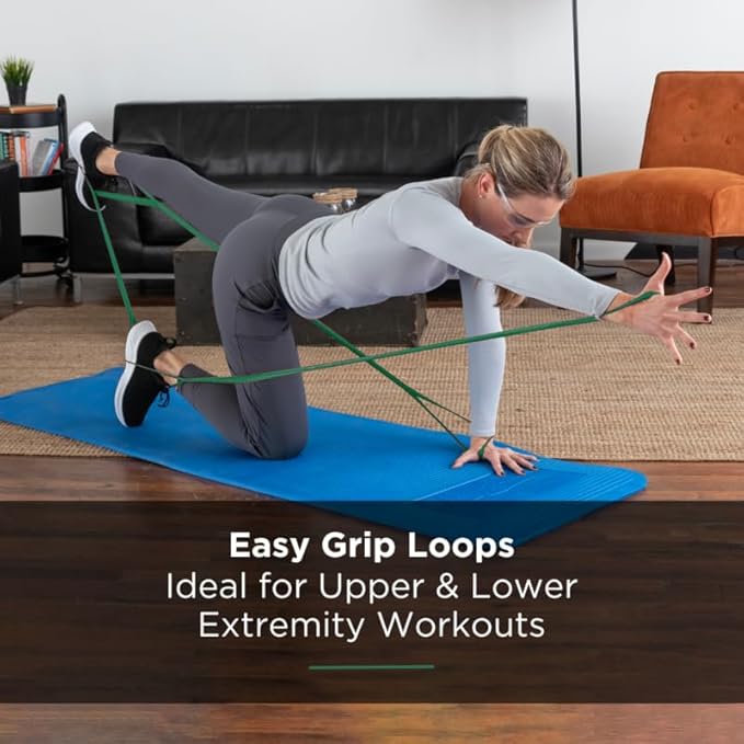 THERABAND CLX Resistance Band with Loops-FlexoryFit