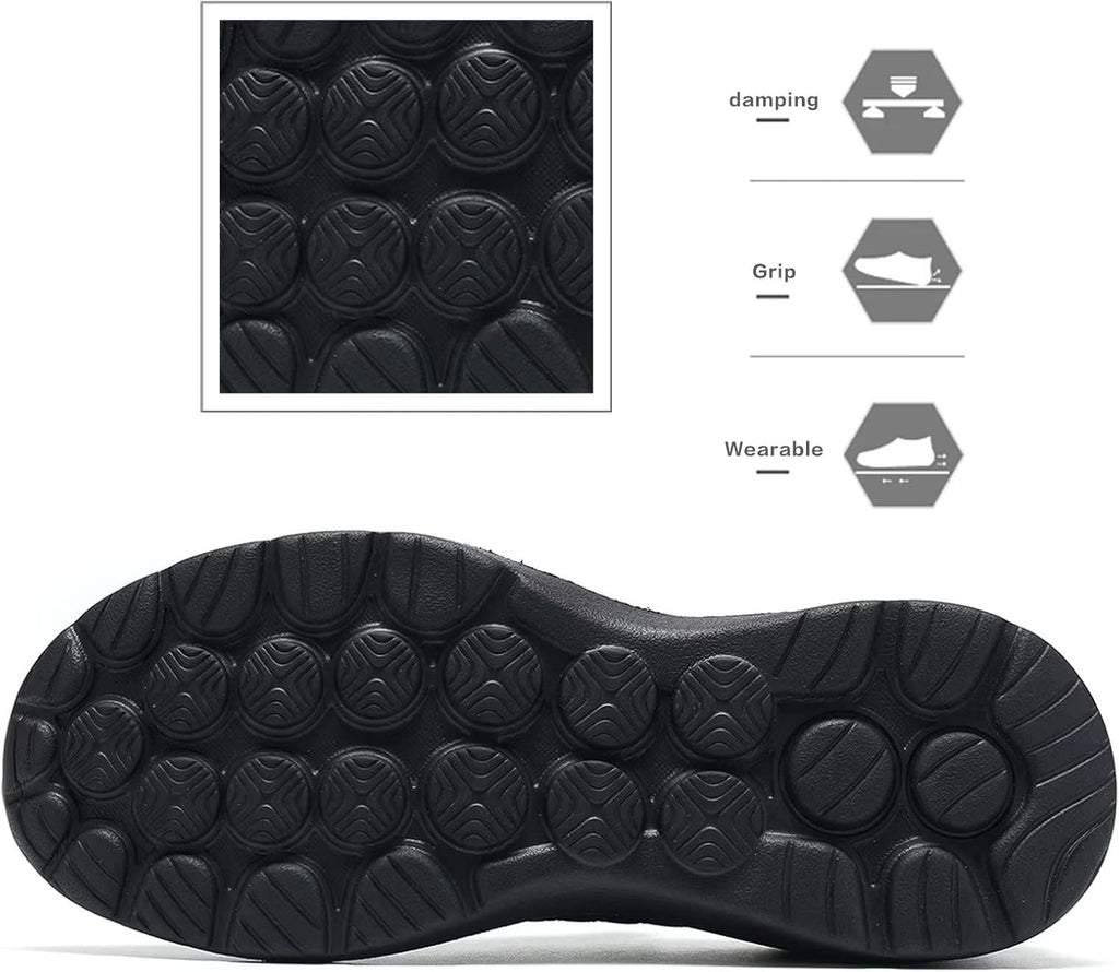 Mens Walking Shoes Lightweight Breathe Mesh Running Shoes Slip On Fashion Tennis Sneakers Comfort Gym Workout Zapatos de Hombre
