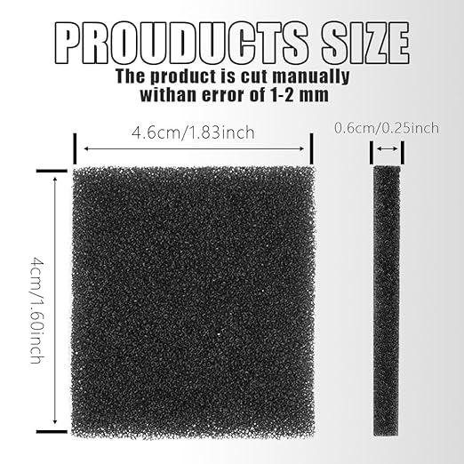 40PPI Sponge,Pump Filter Sponge Replacement AeroGarden Pump Filter Accessories (30 Pack)