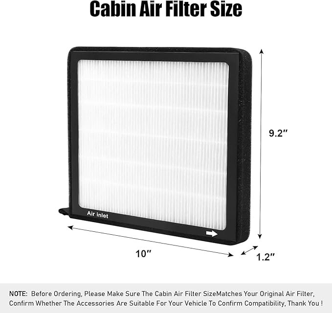 Chevrolet Cabin Air Filter in Silverado 1500/2500, Suburban/Tahoe & GMC Sierra 1500/2500 with Activated Carbon Particles