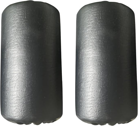 High Density Foam Roller, Replacement Foam Foot Pads for Home Gym Exercise Machines Equipments, Weight Bench Leg Extension Curl Attachment (Leather 7‘’)-FlexoryFit