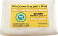 100 Vacuum Sealer Bags: Quart Size by OutOfAir Works by OutOfAirVacuumSealerBags