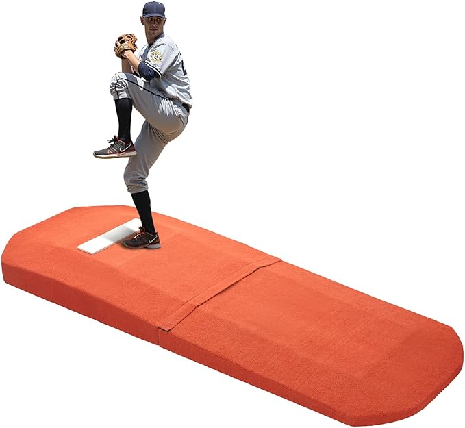 VEVOR Pitching Mound, Baseball Game Mound, Indoor/Outdoor Pitching Practice and Training Equipment, Softball Pitching Aids with Antifade Turf and Pitching Rubber-FlexoryFit