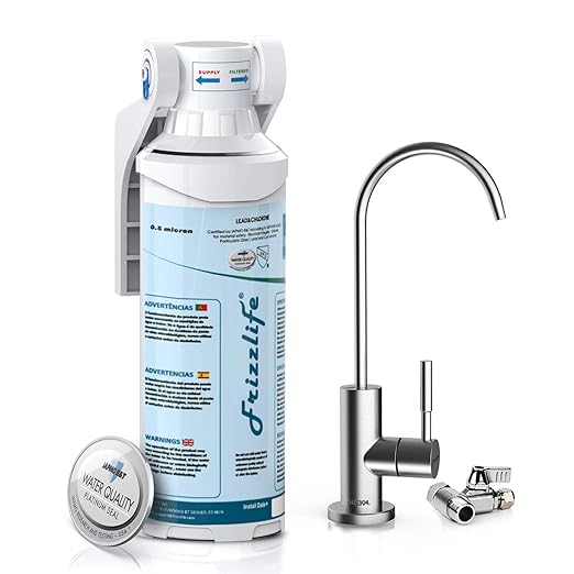 Frizzlife Under Sink Water Filter-NSF/ANSI 53&42 Certified Drinking Water by FRIZZLIFE