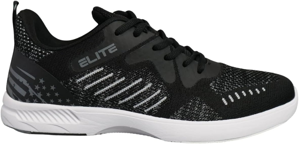 ELITE Men's Freedom USA Flag Bowling Shoes - Universal Sliding Soles, Lightweight, Comfortable with Patriotic Design