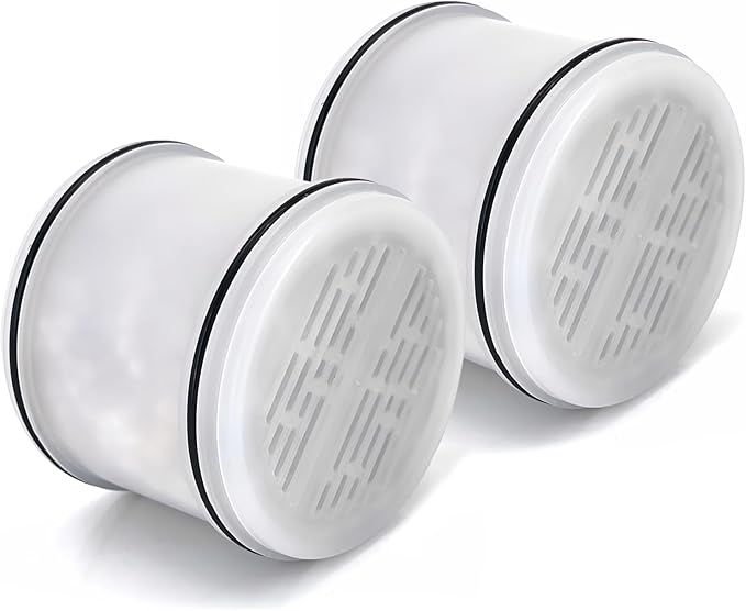 Replacement Fixed Shower Filter Compatible with MakeFit Filtered Shower Head - H5H117, 2 Pcs