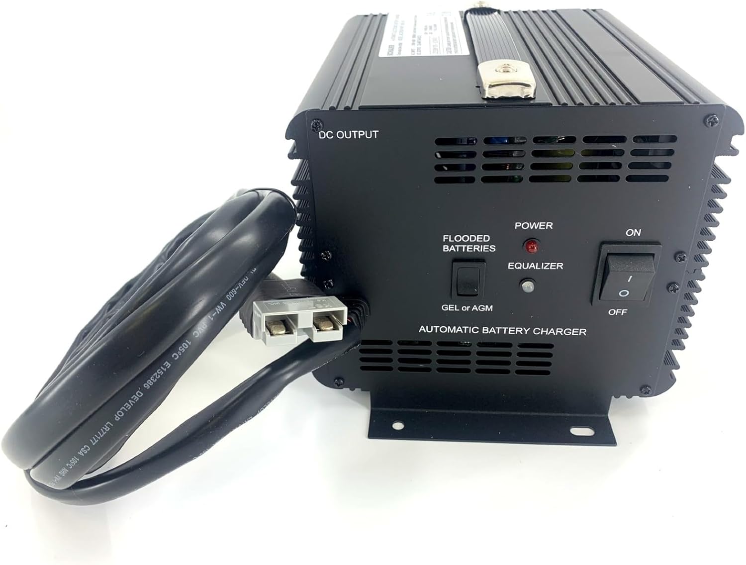 48 Volt Charger with Triangular 3-Pin RXV Connector for EZ-GO Freedom Golf Carts (JAC1548H-EZGO-RXV)