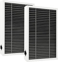 Nispira F1 C01 T02 Carbon Odor Reduction HEPA Filter Replacement For 3M Filtrete Room Air Purifier FAP-C01-F1, FAP-T02-F1, FAPF-F1-O, FAP-C01BA-G1, FAP-T02WA-G1, FAP-ST02W, FAP-ST02N 2 Packs