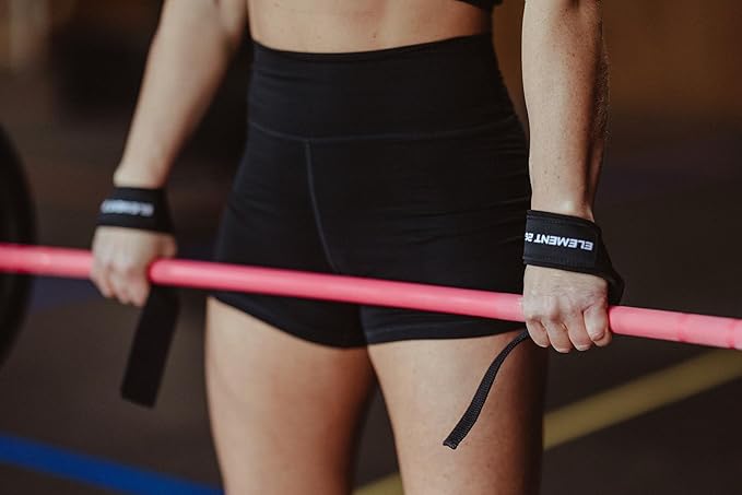 Element 26 Lifting Wrist Straps (Pair) With Guide - Weightlifting & Strength Training Straps for Men and Women-FlexoryFit