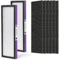 FLT5250PT Replacement Filter Compatible with Germ-Guardian Filter C Pet HEPA Air Pu-rifier AC5250PT AC5000E AC5300B AC5350W AC5350B CDAP5500 and More, 2 HEPA and 6 Pre-Filter