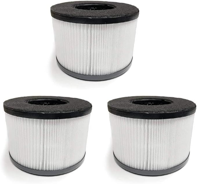 Nispira True HEPA Replacement Filter for Himox Air Purifier Model AP01 H01. 3 Packs