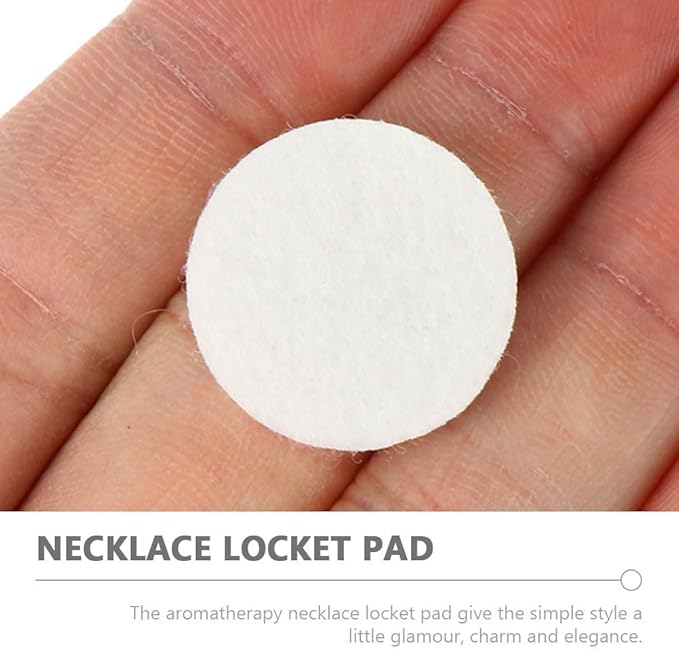 EXCEART Replaceable Aroma Pads 120Pcs 0.88inch White Cotton Diffuser Pads for Humidifier Aromatherapy Essential Oil