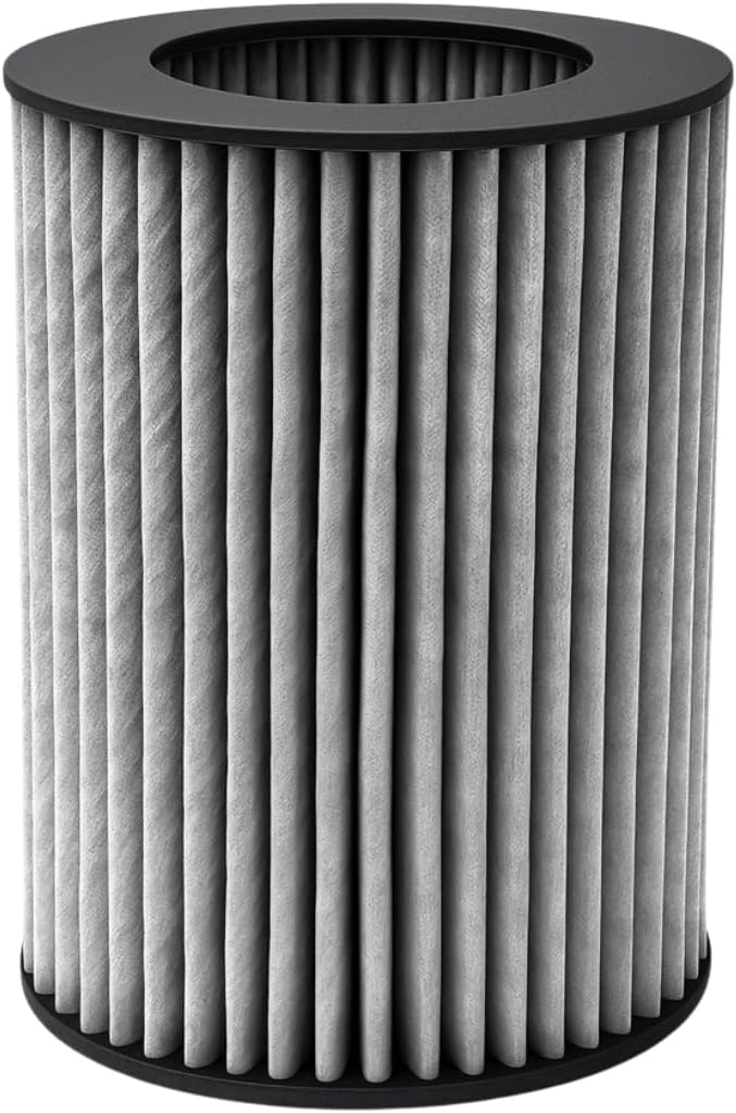 Nispira 2-in-1 AM-1A HEPA with Activated Carbon Filter Replacement For The Three Musketeers III M Mini Portable Air Purifier for Car Desktop, 4 Packs