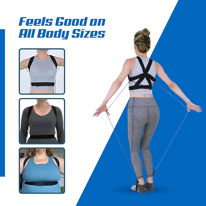 TYE4® and TYE4X™ - Pilates Wearable Resistance/Assistance; Total Body Exercise; Core Strengthening, Portable, Home Gym, Pilates, Yoga, Barre, Posture, Stretching, Balance-FlexoryFit