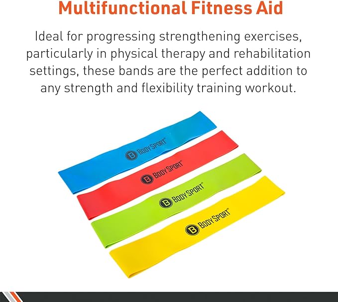 Body Sport Loop Resistance Bands-FlexoryFit