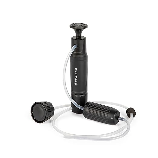 Tactical XR Water Filtration System Survival Gear and Supplies Military Grade - High-Volume 3-Stage Portable Purification Filter - Camping, Backpacking, Hiking, Emergency Preparedness Items