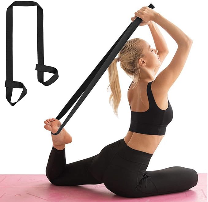 ZOOEASS Yoga Mat Strap, Adjustable Durable Yoga Mat Carrier & Stretching Strap, Multiple Color Choices-FlexoryFit