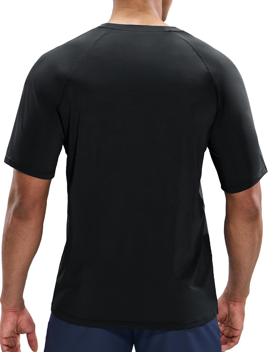 MIER Men's Dry Fit Workout T-Shirts Athletic Running Tee Short Sleeve Crew Neck Gym Tops, Polyester, Moisture Wicking