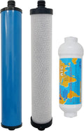 R.O. Split Pre/Post/Inline Filter Set for Microline Reverse Osmosis System,without membrane
