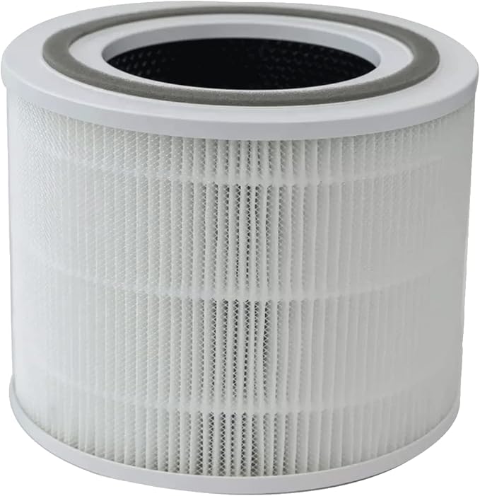Nispira 3-in-1 True HEPA Carbon Filter Replacement Compatible with Puro240 240 Air Purifier, 1 Pack