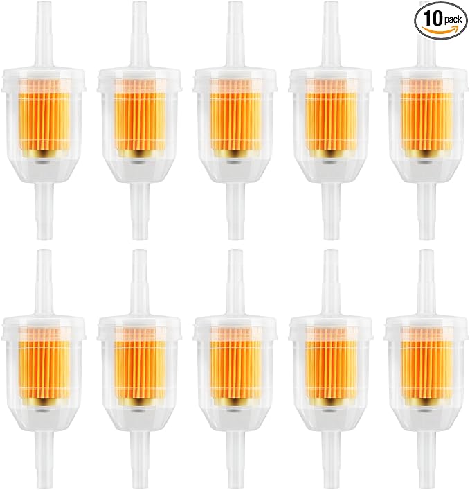 10 PCS Gas Inline Fuel Filters by Unknown