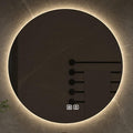 Bathroom Mirror with LED Lights, Wall Mounted Round Mirror, Mirror by Unknown