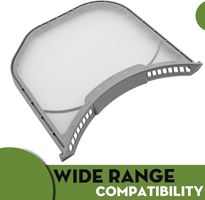 Upgraded DLEX3550W DLGX3002P DLEX3570V DLEX3360W DLEX3250R DLEX3570W DLEX3360V DLEX3370R DLEX3250V Dryer Lint Filter Stainless Steel Mesh Screen Replacement for LG Dryer