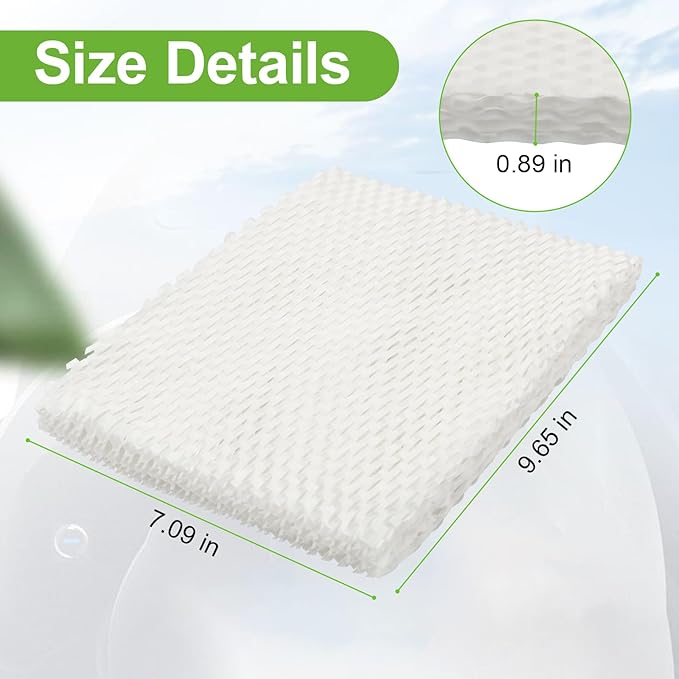 MD1-0034 Humidifier Wick Replacement Filters for Vornado Evaporative Humidifier Evap40, Evap2, EV3, EV100, EV200, EVDC300, EVDC500, EVDC505 (Not for Evap3) 4-Pack