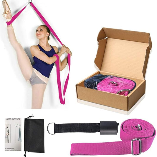Leg Stretcher, Door Flexibility & Stretching Leg Strap - Great for Ballet Cheer Dance Gymnastics or Any Sport Leg Stretcher Door Flexibility Trainer Premium Stretching Equipment-FlexoryFit