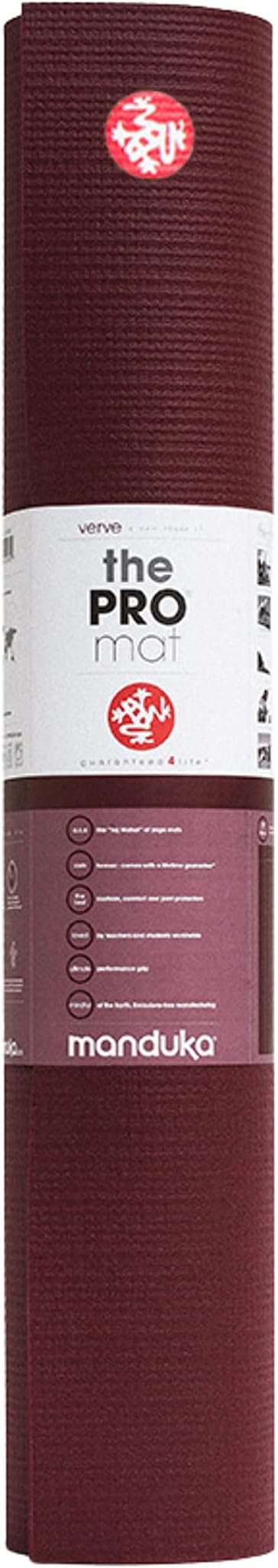 Manduka PRO Yoga Mat - 6mm | Lifetime Durability | Hygienic Construction | Premium Studio Quality | Teacher Approved-FlexoryFit