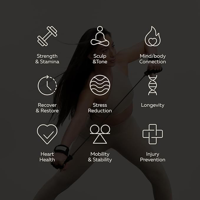 Pvolve P.Band Exercise Resistance Band - Home Workout Equipment to Strengthen Arms, Back and Shoulders, Light Weight Comfortable Glove Design to Improve Mobility, Stability and Posture-FlexoryFit