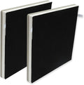 PUREBURG MT-8500 Replacement True HEPA Filter Compatible with Surround Air Multi-Tech 8500 Air Purifier, H13 3-Stage Filtration Activated Carbon,2-Pack