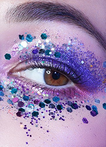 KARIZMA Mermaid Glitter - 10g Chunky Face, Hair, Eye & Body Glitter for Women. Rave & Festival Accessories-FlexoryFit