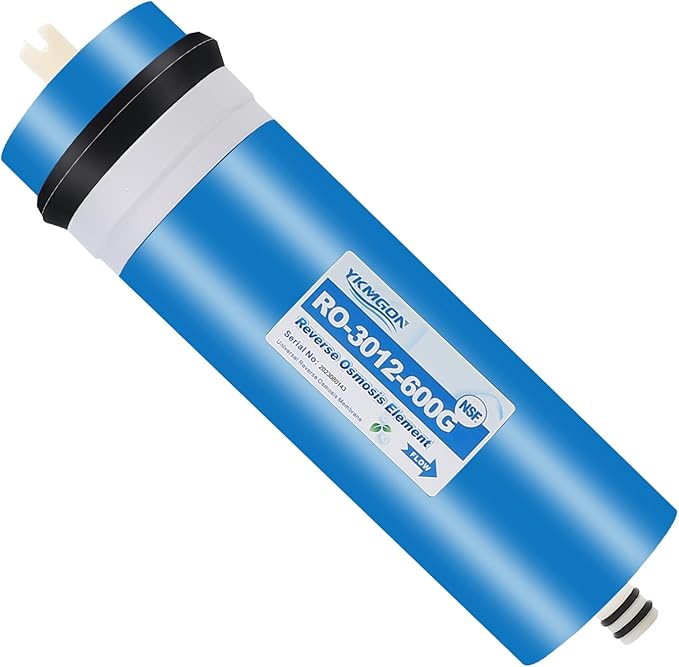 3012-600 GPD Universal Reverse Osmosis RO Membrane Element，3.0"x12" Replacement Water Filter,for Under Sink Home Drinking RO Water Purifier System