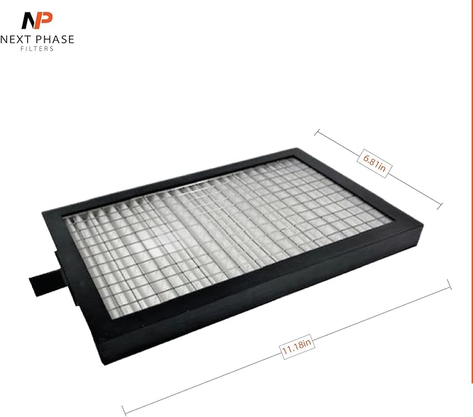 Cabin Filter - Pack of 1 - Compatible with 1992-2000 Peterbilt Trucks 379- Cabin Air Filter Replacement – Replaces O.E. 5X000180, Baldwin PA5321, Donaldson P614224, Luberfiner CAF24006, Wix 24116