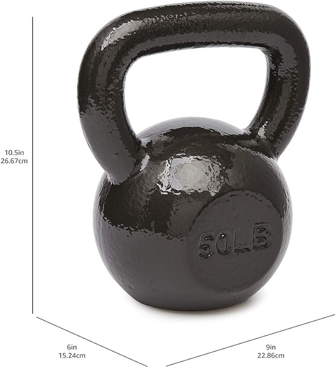 Amazon Basics Cast Iron Kettlebell-FlexoryFit