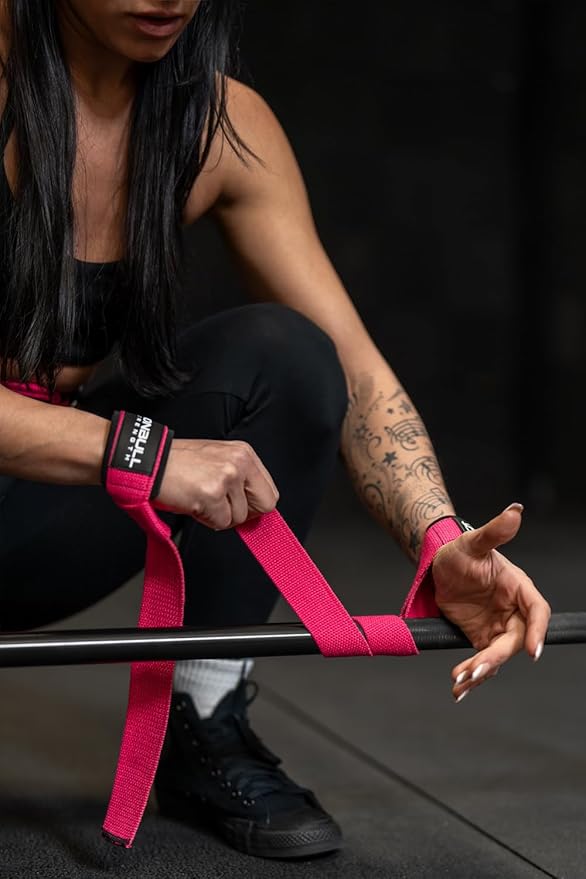 Lifting Wrist Straps for Weightlifting (1 Pair) – Padded Lifting Straps for Deadlifts, Powerlifting, Strength Training & Bodybuilding – Gym Straps for Men & Women-FlexoryFit