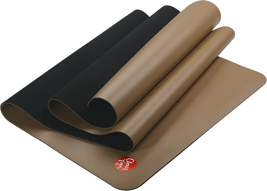 Clever Yoga Liquid Balance Thick Yoga Mat - Pro Exercise Yoga Mat with Non-Slip Surface for Home Gym, Earth-Friendly & Recyclable Pilates and Workout Pad Women & Men, 4.5 mm-FlexoryFit
