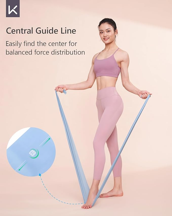 KEEP Resistance Bands for Working Out, Exercise Bands for Legs and Booty, Natural Latex Workout Bands for Women and Men, Stretch Bands for Exercise, Physical Therapy, Fitness, Pilates-FlexoryFit