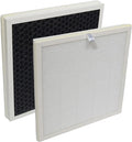 PUREBURG Replacement True HEPA Filter Compatible with LAMPICK Cleaner-A6 Air Purifier,2-Pack H13 4-Stage Filtration Activated Carbon