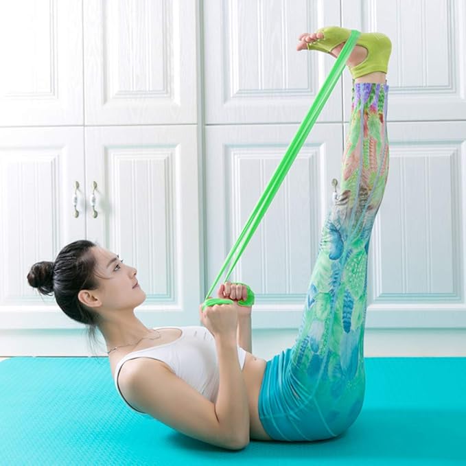 Resistance Bands, Elastic Exercise Bands for Working Out, Physical Therapy, Recovery, Yoga, Pilates, Strength Training-FlexoryFit
