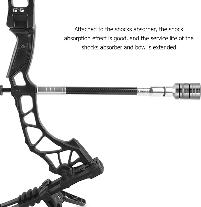 VBESTLIFE Archery Bow Stabilizer Weight Kit, Detachable Aluminum Alloy Counterweight Kit for Recurve Bow and Compound Bow