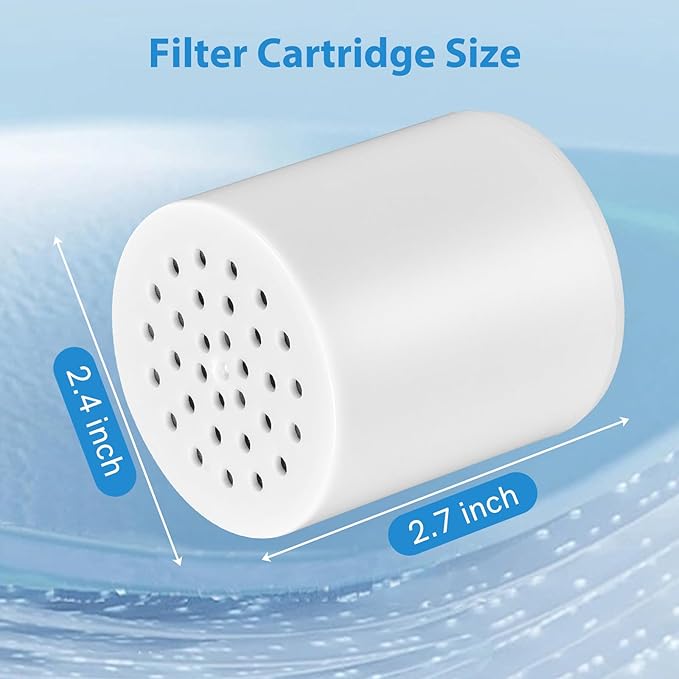4 Pack Shower Filter Replacement Cartridge 20 Stage,High Output SF100, SF220 Shower Filters For Hard Water,Universal Cartridge,Waters Purifier, Shower Water Softener,filtro para ducha de baño