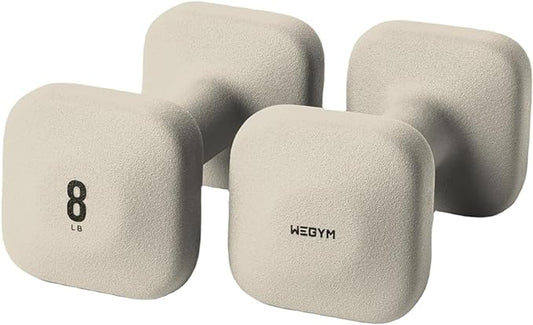 SafeGrip Dumbbells, Anti-Slip, Anti-Roll, Thick Handles, Free Weights, Square Dumbbells for Secure Workouts at Home, Weightlifting, and Personal Training-FlexoryFit