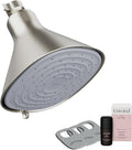 Canopy Filtered Shower Head - High Pressure Shower Head Filter for Hard Water - Shower Filter To Remove Impurities for Healthier Scalp, Skin & Hair - Support Hair Growth & Minimize Breakage - Nickel