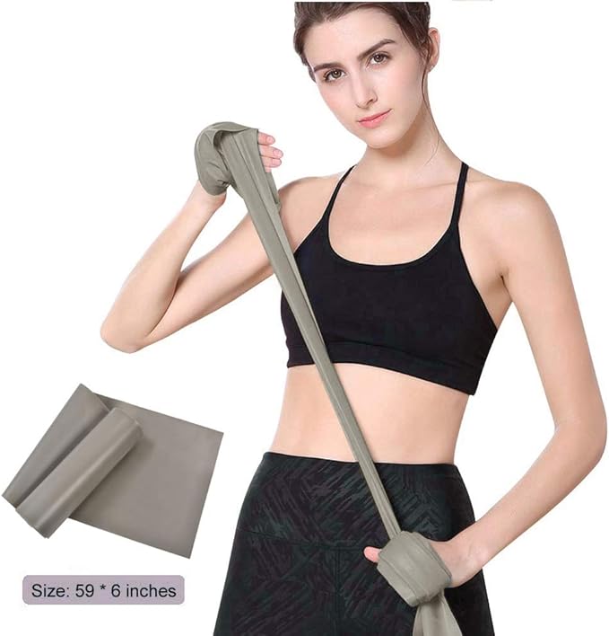 Resistance Bands, Elastic Exercise Bands for Working Out, Physical Therapy, Recovery, Yoga, Pilates, Strength Training-FlexoryFit