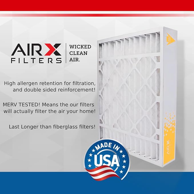 AIRX FILTERS WICKED CLEAN AIR. 24x24x4 Air Filter MERV 11 Electrostatic Pleated - Image 3
